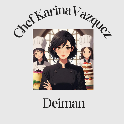 Chef Karina Vazquez en Deiman